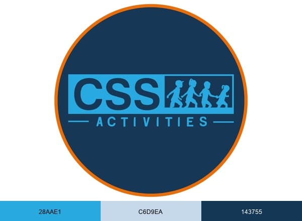 CSS Activities brand color palette