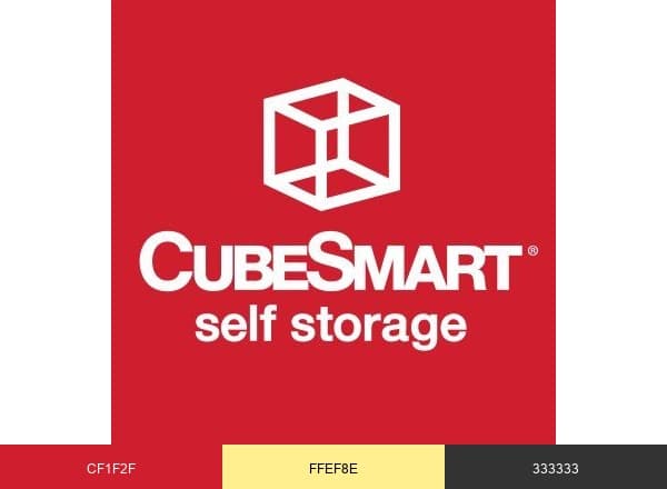CubeSmart Storage brand color palette