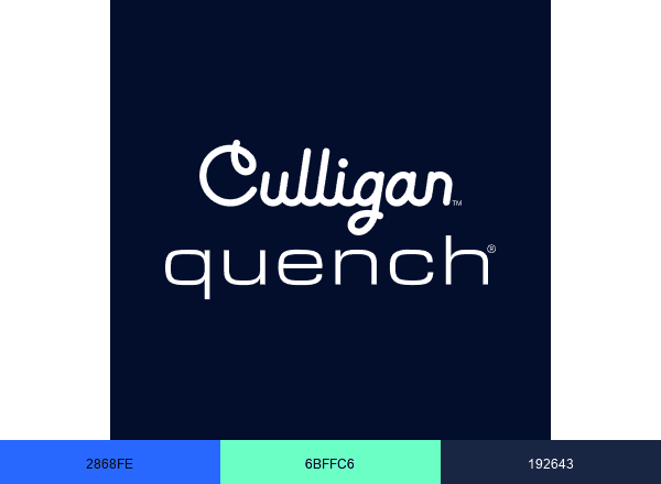 CulliganQuench brand color palette