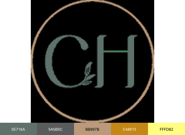CustHum - Handcrafted Furniture and Interiors brand color palette