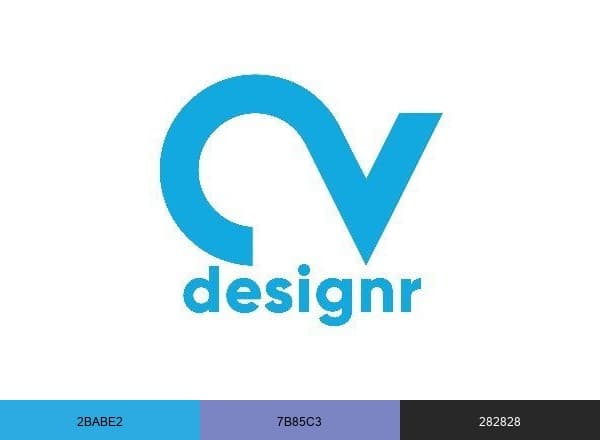 CVDesignR brand color palette