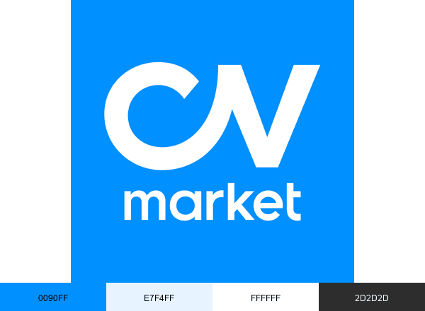 CVMarket.lt brand color palette
