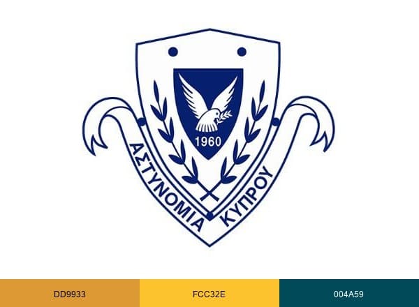 Αστυνομία Κύπρου brand color palette