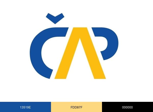 Česká asociace pro psychoterapii brand color palette