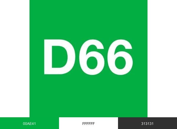 D66 brand color palette
