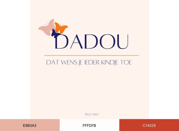 Dadou brand color palette