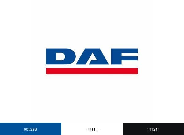 DAF Trucks N.V. brand color palette