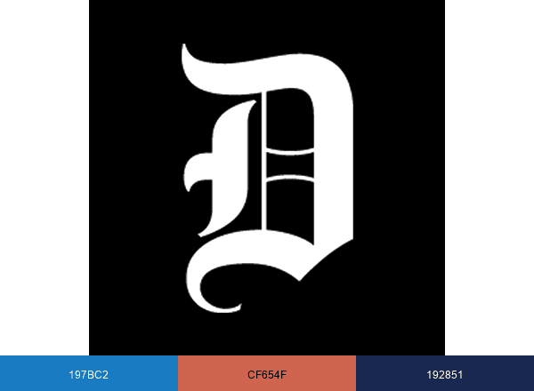 Dallas Morning News brand color palette