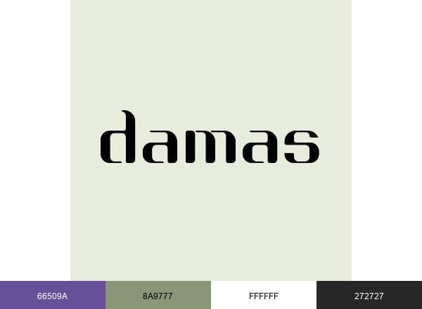 Damas Jewellery brand color palette