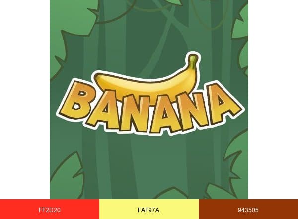 Banana Game brand color palette