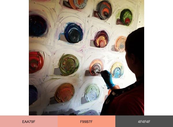 Dawn Crothers brand color palette
