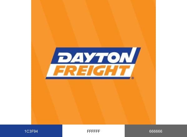 Dayton Freight brand color palette