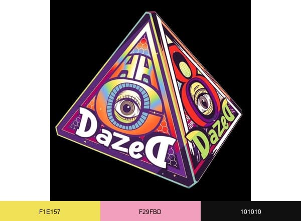 Dazed brand color palette