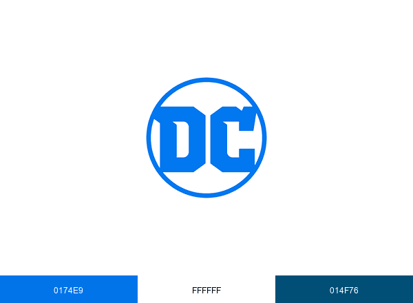 DC Comics brand color palette