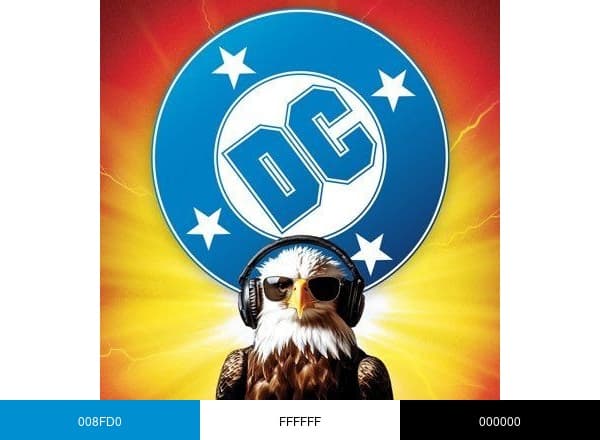 DC brand color palette
