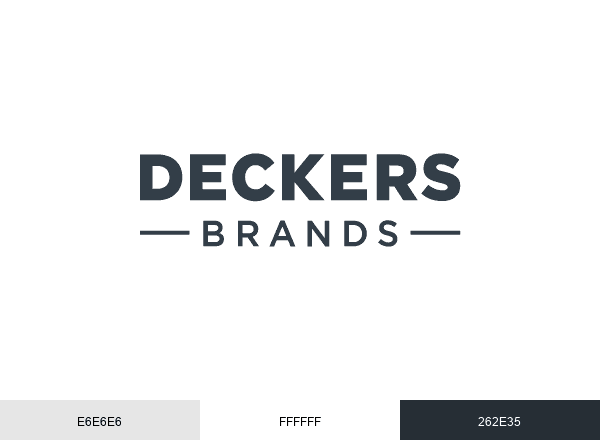 Deckers brand color palette
