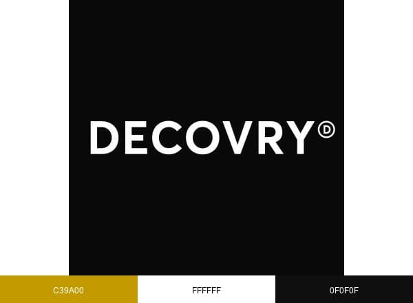 DECOVRY brand color palette