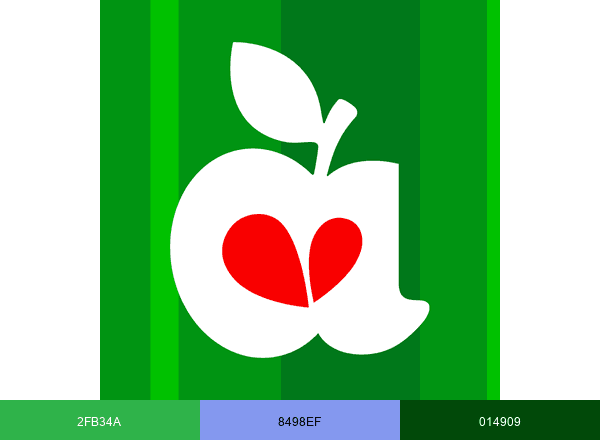 Delikatesy brand color palette