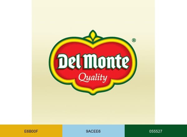 Del Monte brand color palette