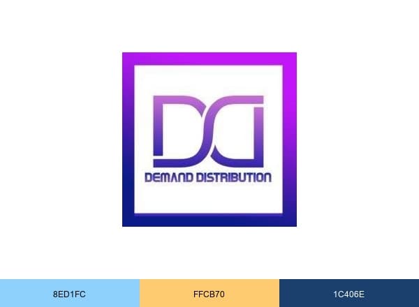 Demand Distribution brand color palette