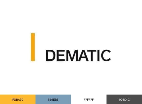 Dematic brand color palette