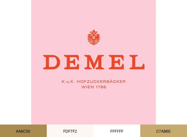 Demel brand color palette