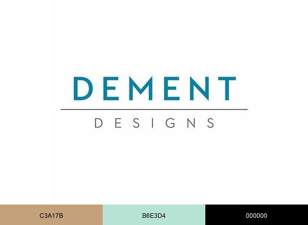 Dement Designs brand color palette