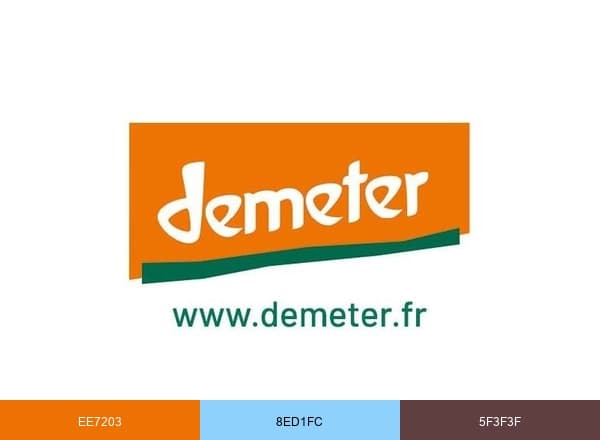 Demeter France brand color palette