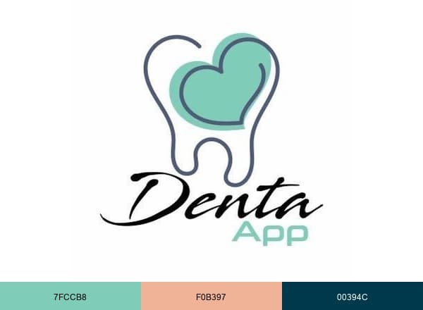 DentaApp brand color palette