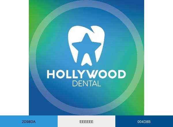 Hollywood Dental brand color palette