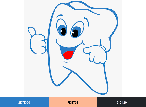 Dental Clinic Info brand color palette