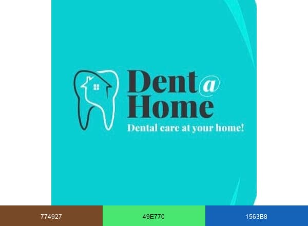 Dent At Home brand color palette