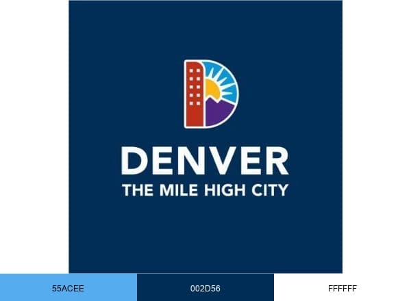 City and County of Denver brand color palette