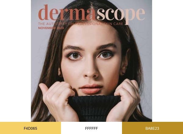 DERMASCOPE Magazine brand color palette