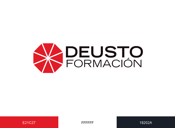 Deusto Formación brand color palette