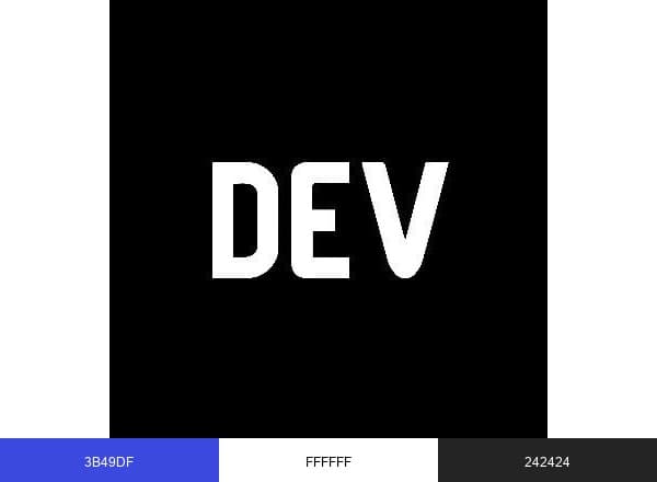 DEV brand color palette