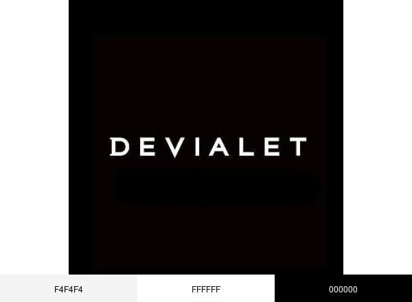 Devialet brand color palette