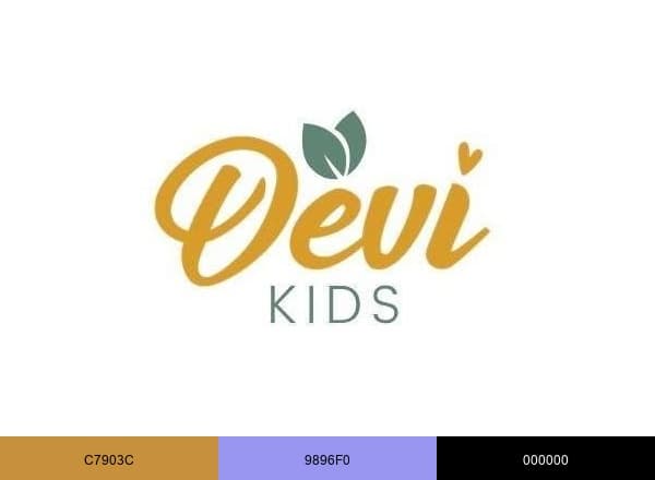 Devi Kids brand color palette