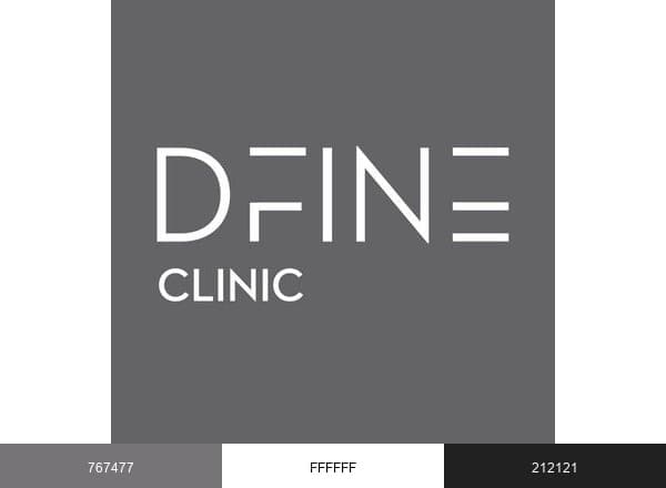 DFine Clinic brand color palette
