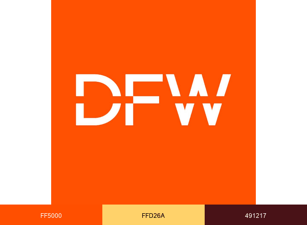 DFW International Airport brand color palette