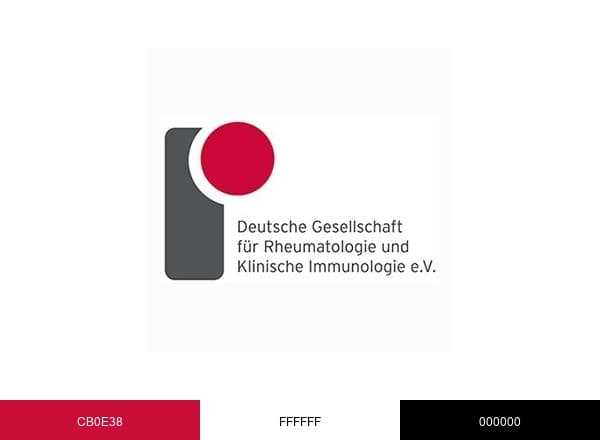 Deutsche Gesellschaft für Rheumatologie und Klinische Immunologie e.V. brand color palette