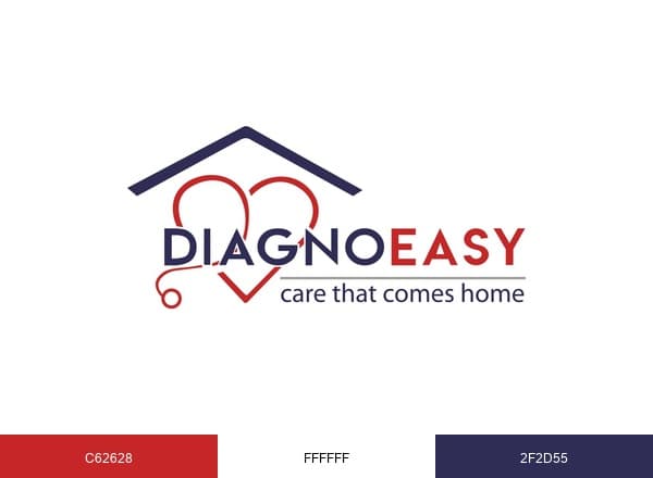 Diagnoeasy Healthtech brand color palette