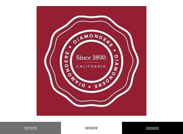 Diamondere brand color palette