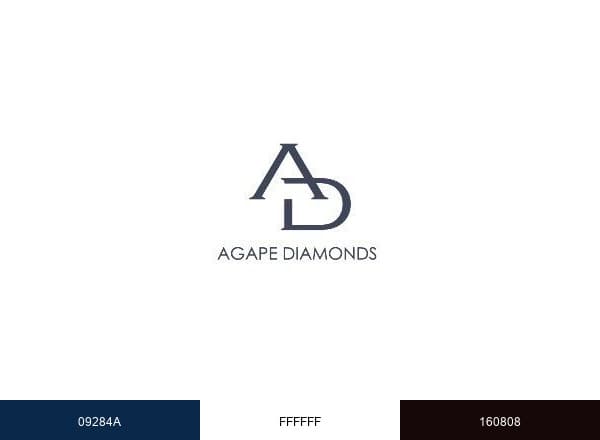 Agape Diamonds brand color palette