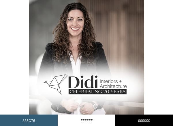 Didi Interiors + Architecture brand color palette