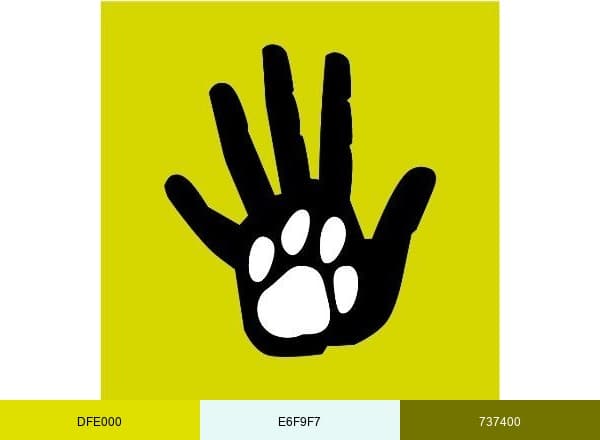 Dierenbescherming brand color palette