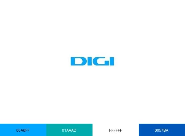 Digi Romania brand color palette