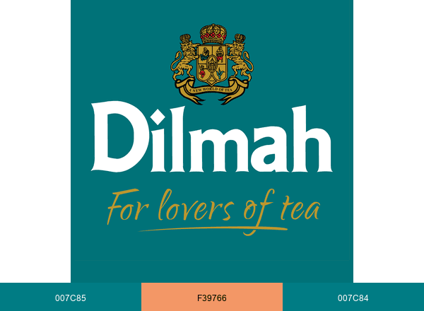 Dilmah Tea brand color palette