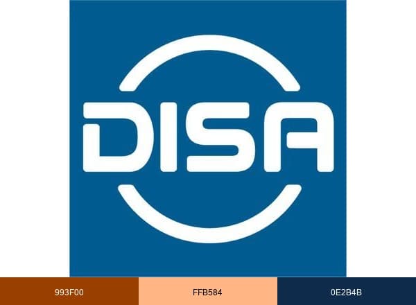DISA Global Solutions brand color palette