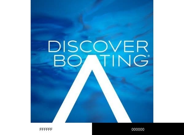 Discover Boating brand color palette